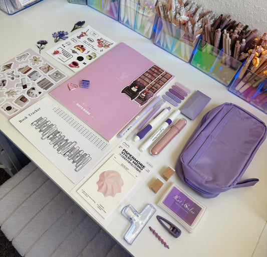 🕊️💜 Purple Vibe Stationery Set…