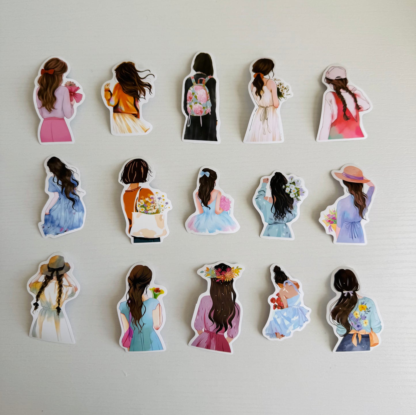 🕊️🌸Cozy Girls Aesthetic Stickers ~ 15 pcs…