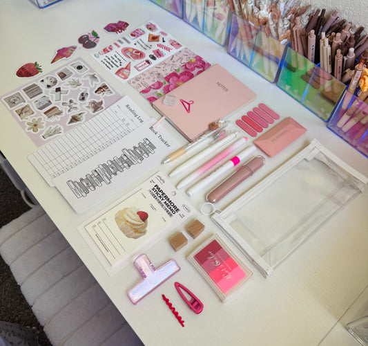 🕊️💕 Pink Vibe Stationery Set…