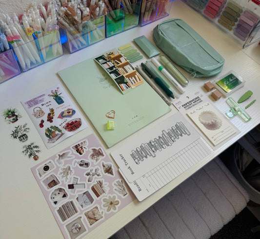 🕊️🪴 Green Vibe Stationery Set …