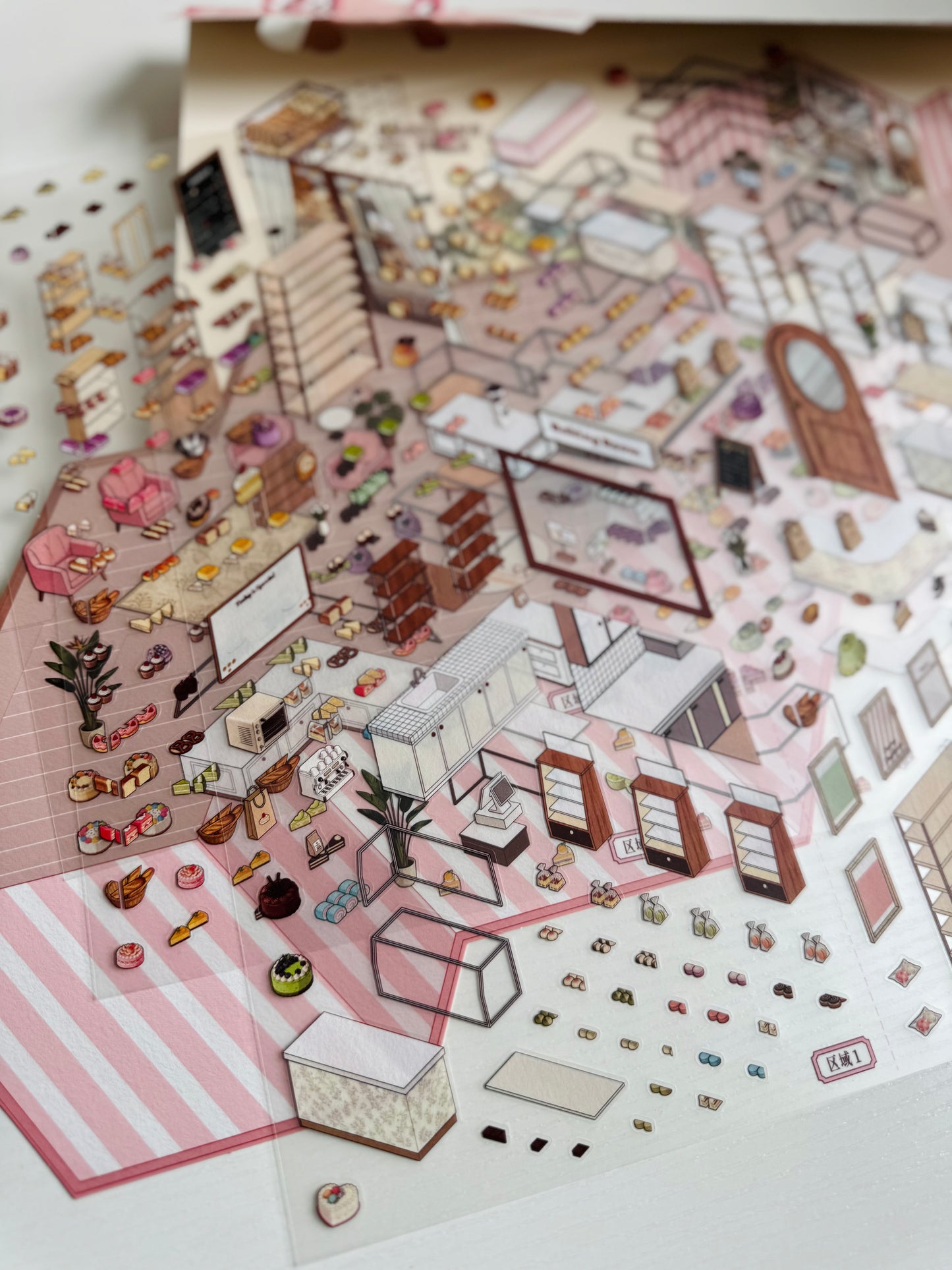 🕊️🧁3D Landscape Bakery Stickers for Journaling & Scrapbooking…
