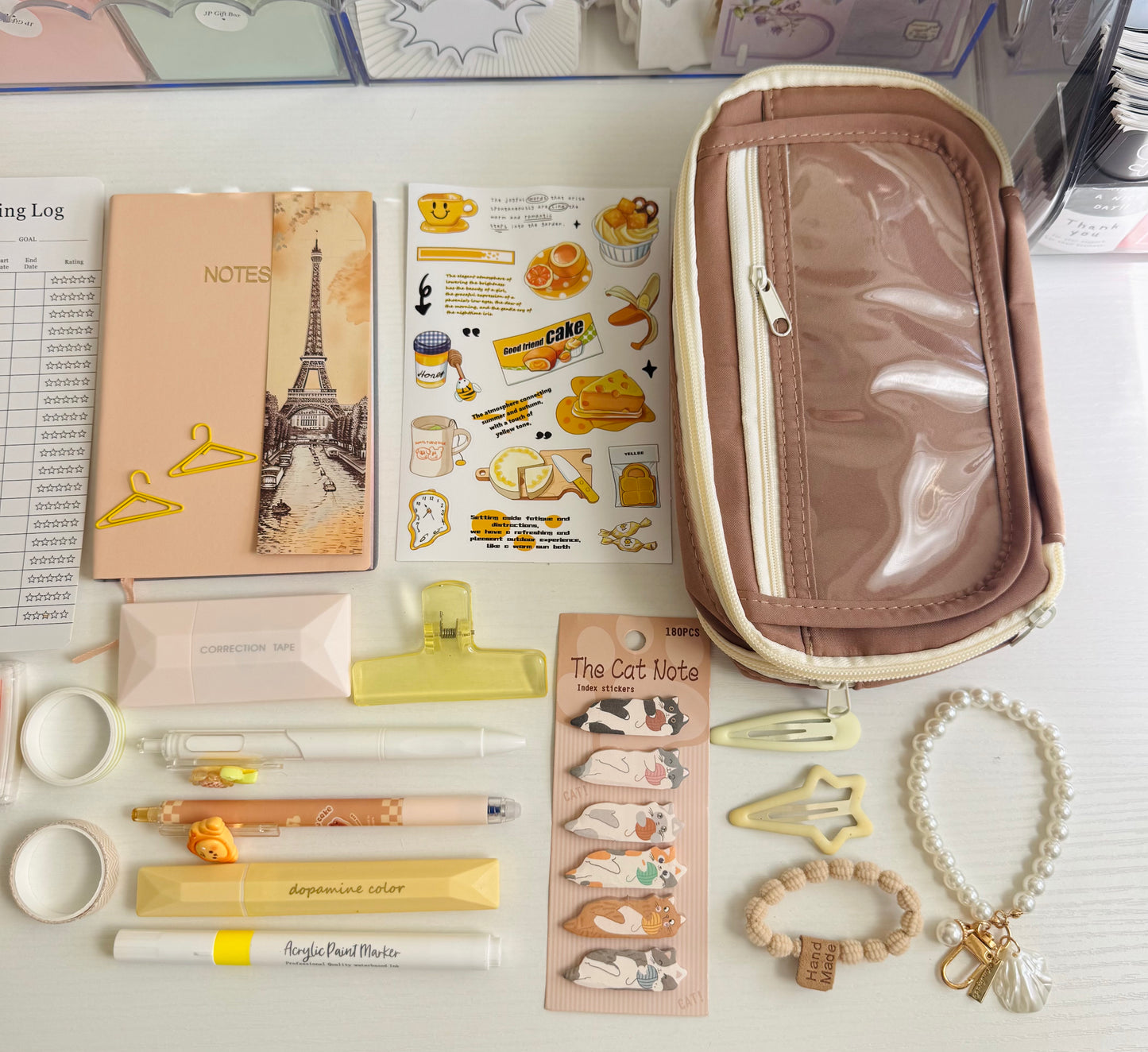 🕊️☀️ Yellow Vibes Stationery Set …