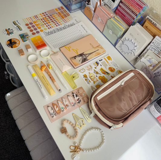 🕊️☀️ Yellow Vibes Stationery Set …